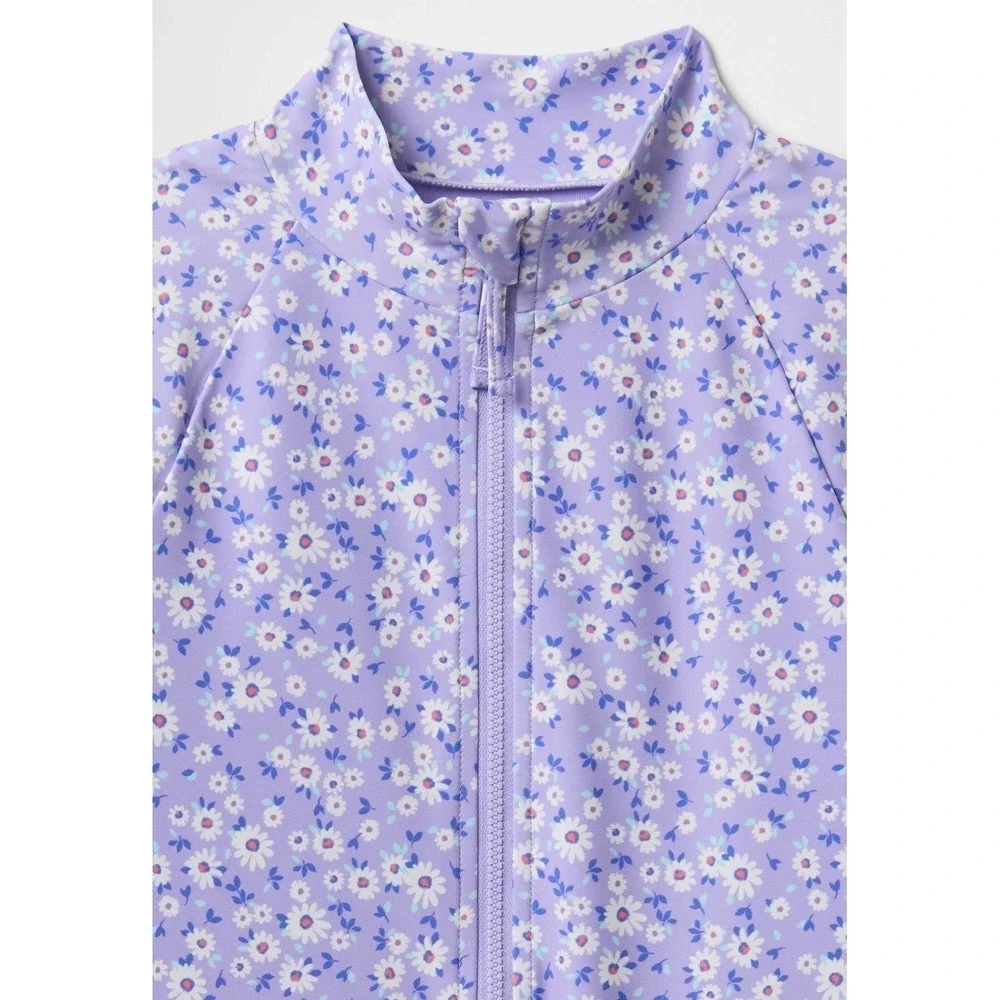Gap Kids Rash Guard Swim‎ One-Piece Warm Violet XS